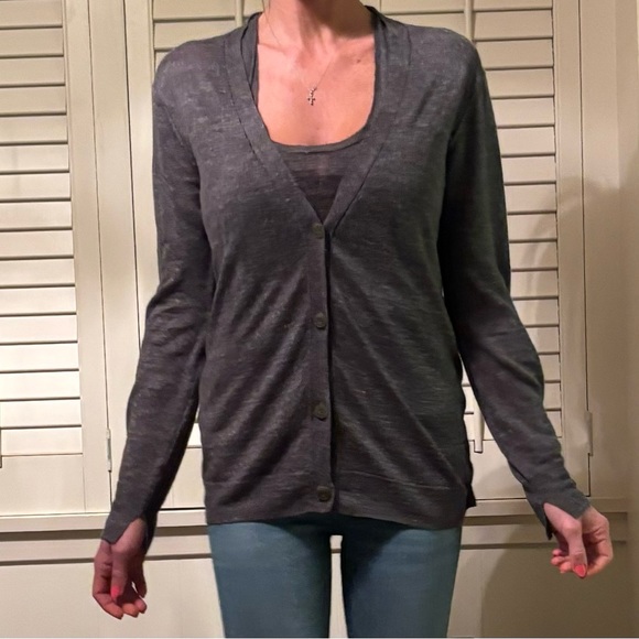 Bruchu Walker new matching linen cardigan set - Picture 4 of 15